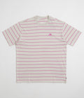 Nike SB Striped T-Shirt in Light Bone