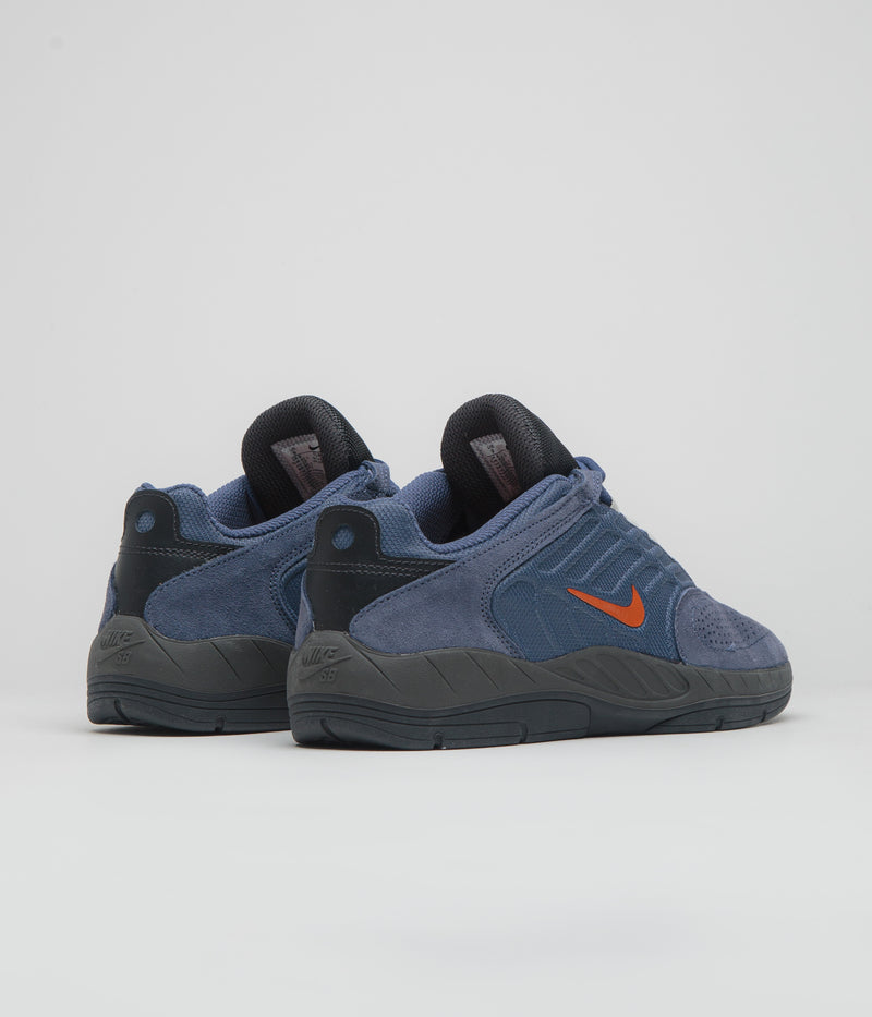 Nike SB Vertebrae Shoes in Diffused Blue and Campfire Orange and Anthracite