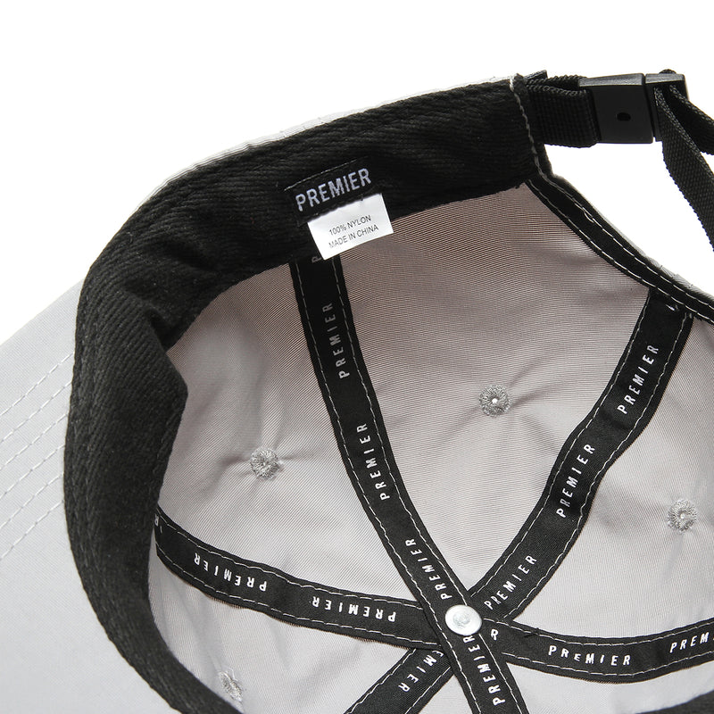 Premier Nylon Logo Cap Grey
