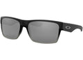 Oakley Twoface Machinist Collection Sunglasses Matte Black/Chrome Iridium (OO9189-30)