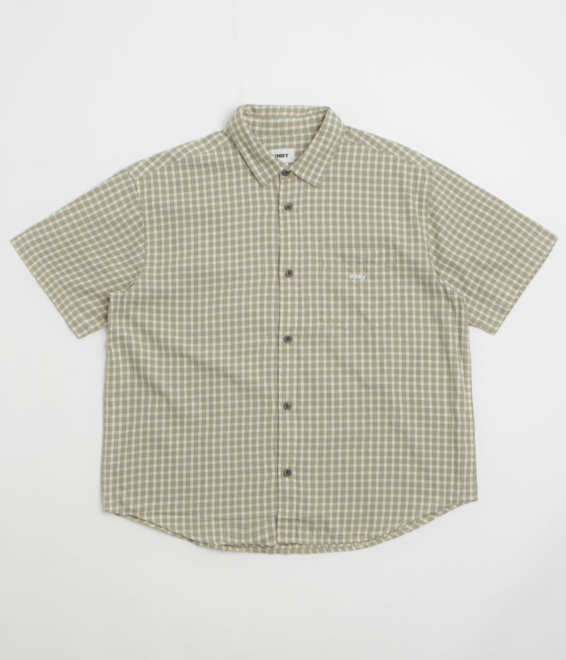 Obey Bigwig Otis Short Sleeve Shirt in Birch Multi