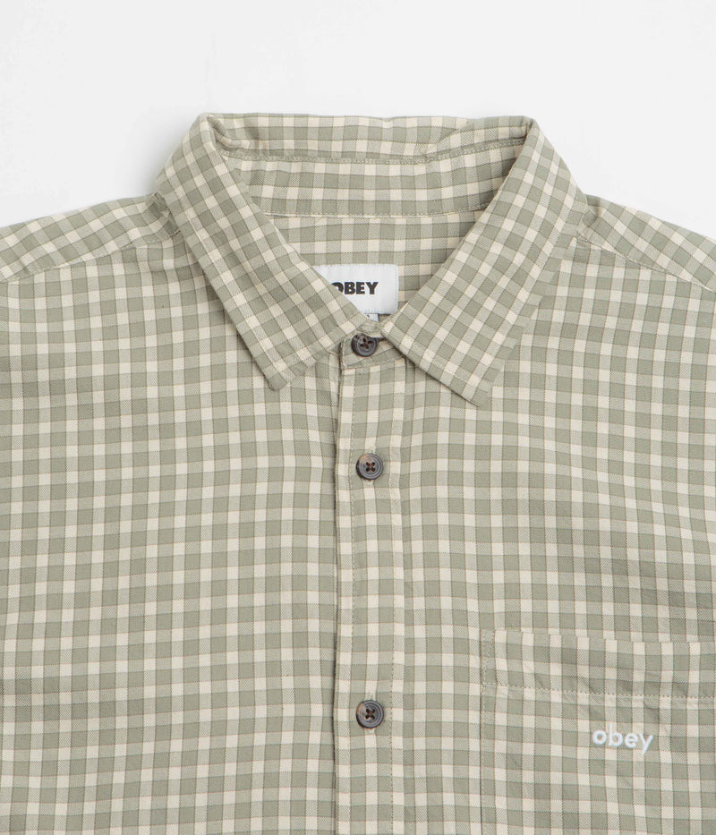 Obey Bigwig Otis Short Sleeve Shirt in Birch Multi
