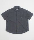 Obey Bigwig Otis Short Sleeve Shirt in Dull Blue Multi
