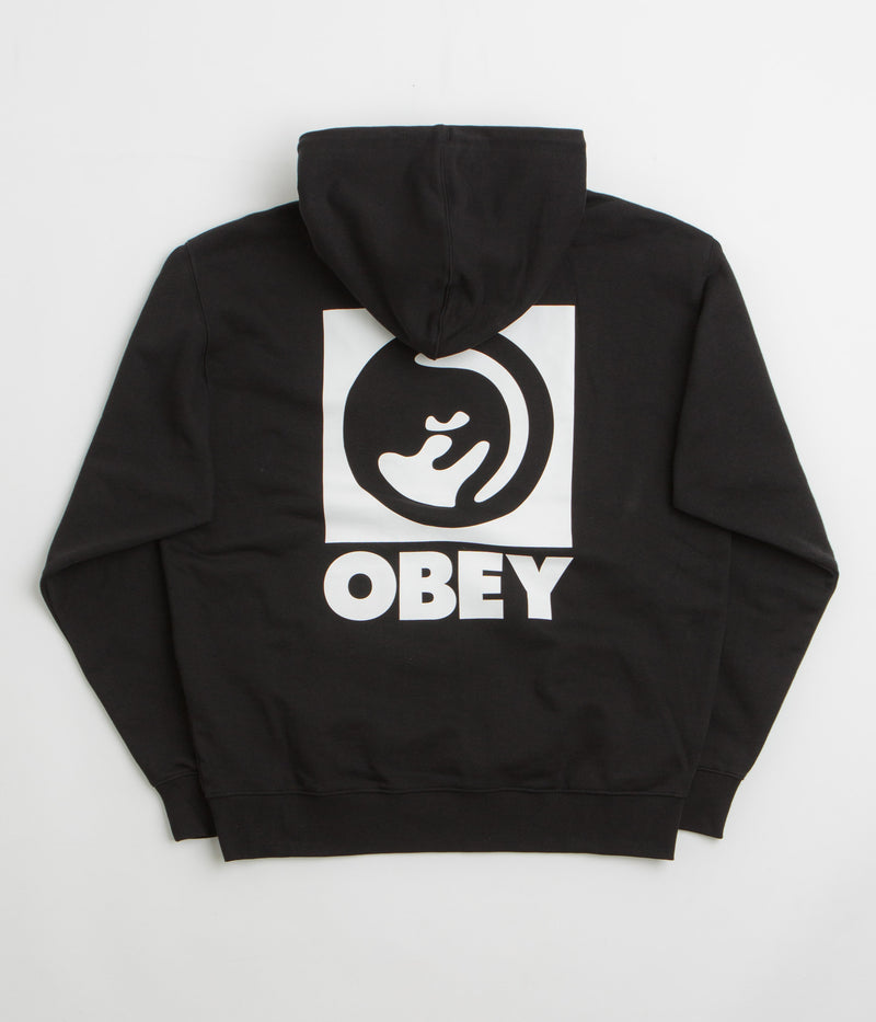 Obey Bold Eye Hoodie in Black