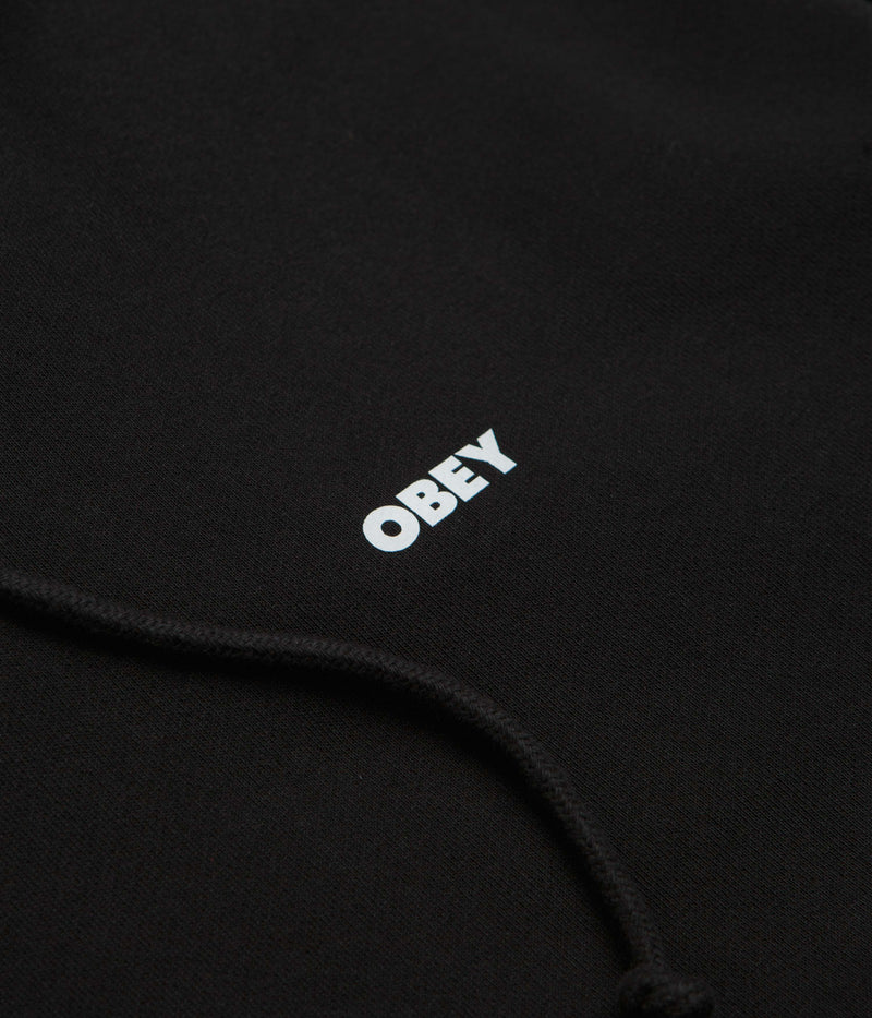 Obey Bold Eye Hoodie in Black