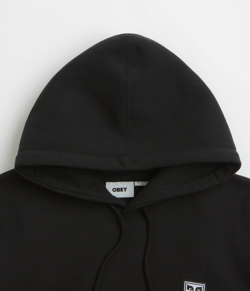Obey Established Works Eyes II Hoodie in Black