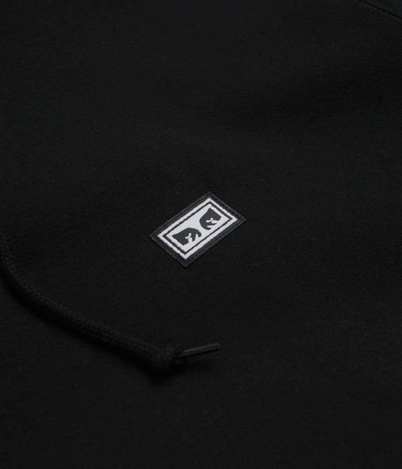 Obey Established Works Eyes II Hoodie in Black