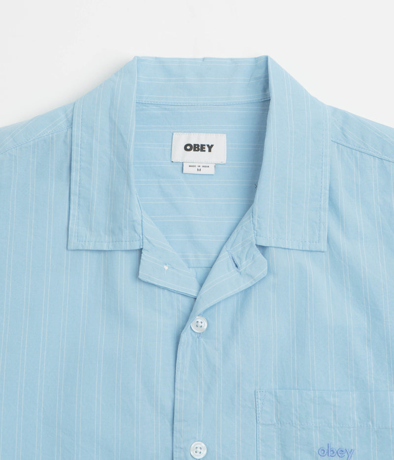 Obey Rizzo Short Sleeve Shirt in Cerulean Multi