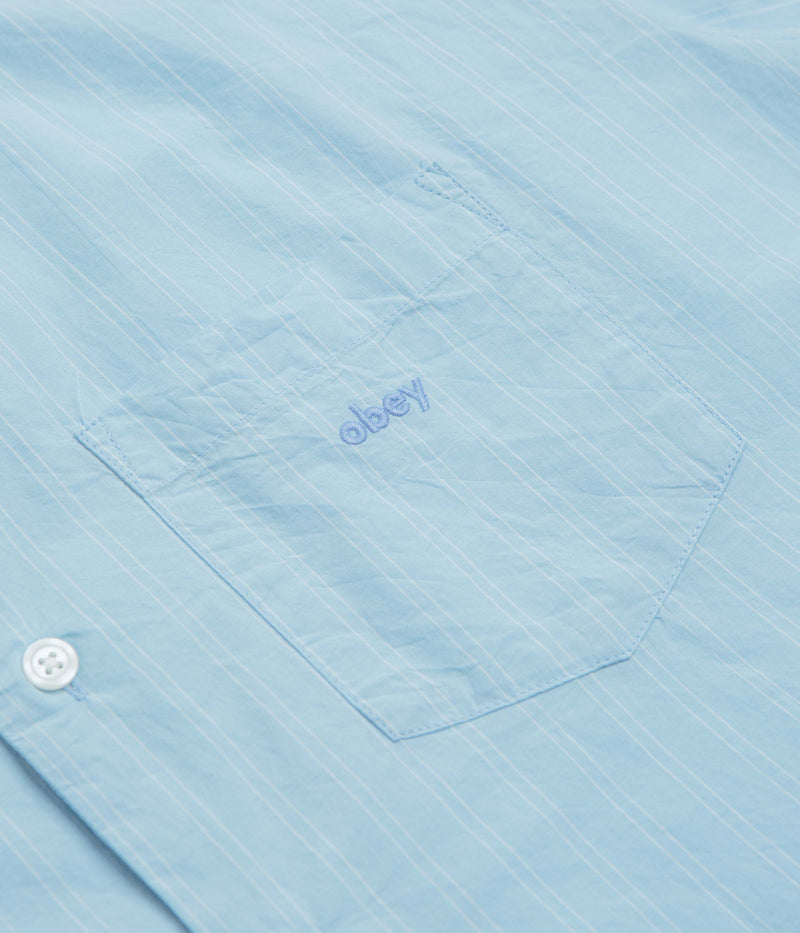 Obey Rizzo Short Sleeve Shirt in Cerulean Multi