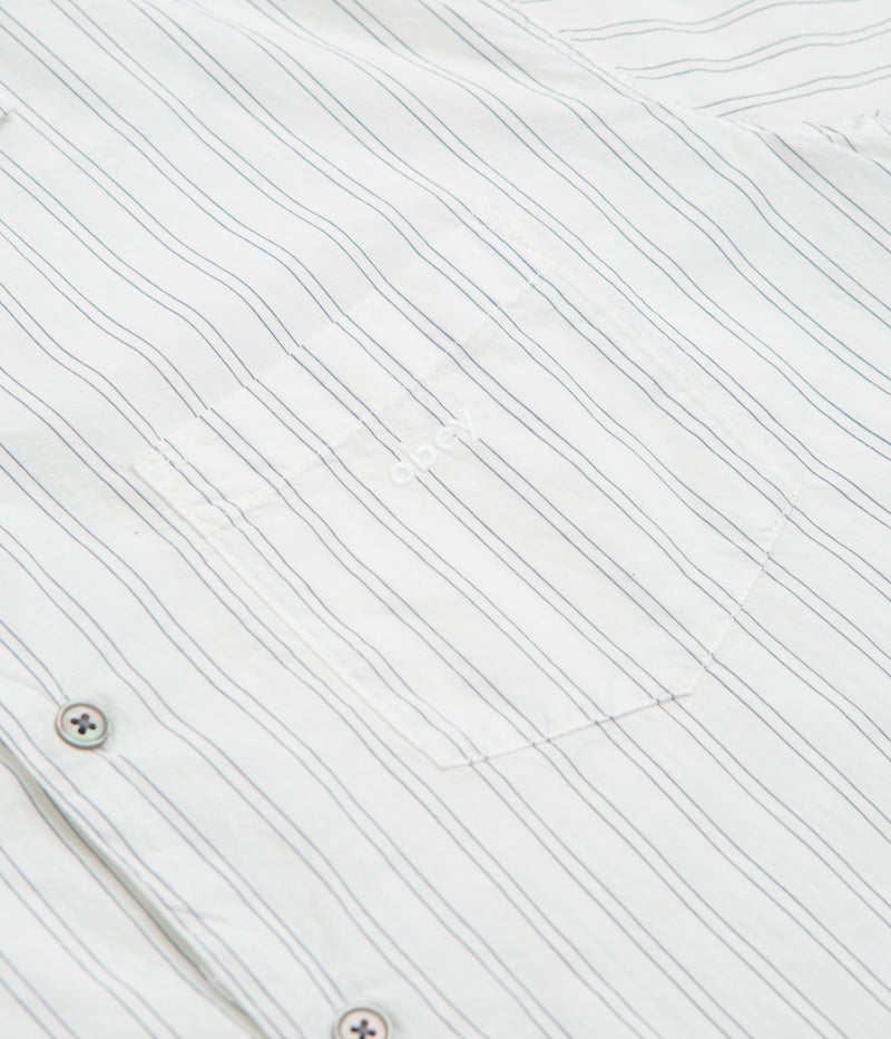 Obey Rizzo Short Sleeve Shirt in White Multi