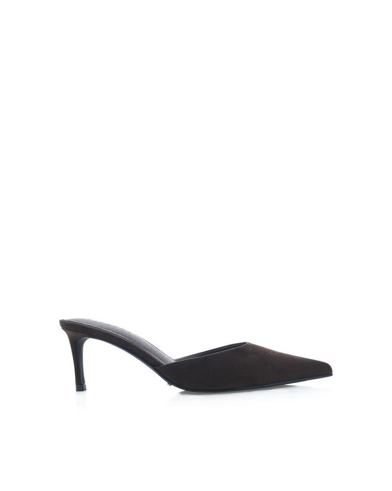 OFELIA - DARK CACAO SUEDE-PUMPS-Billini-Billini