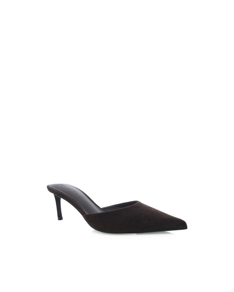 OFELIA - DARK CACAO SUEDE-PUMPS-Billini-Billini