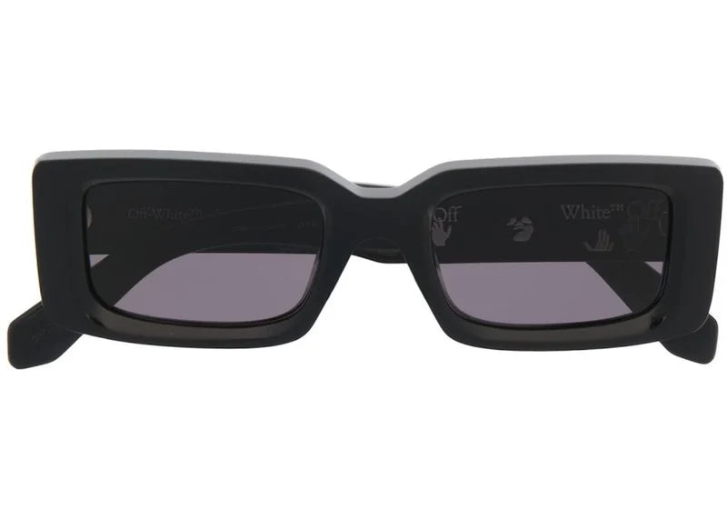OFF-WHITE Arthur Square Frame Sunglasses Black/Black (OWRI023R21PLA0011001)
