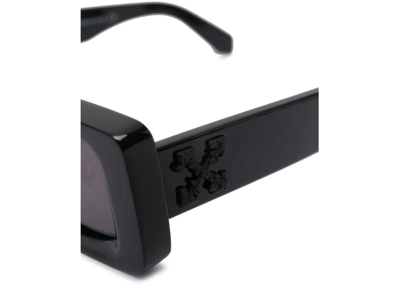 OFF-WHITE Arthur Square Frame Sunglasses Black/Black (OWRI023R21PLA0011001)