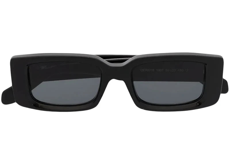 OFF-WHITE Arthur Square Frame Sunglasses Black/White SS22 (OERI016C99PLA0011007)