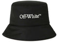OFF-WHITE Bookish Embroidered-Logo Bucket Hat Black/White
