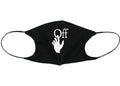 OFF-WHITE Hand Logo Face Mask Black/White