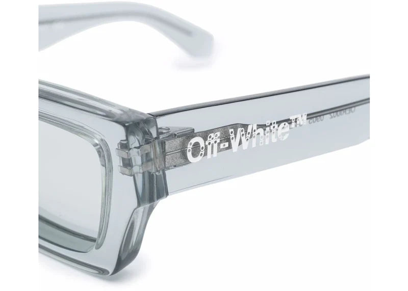 OFF-WHITE Manchester Rectangular Frame Sunglasses Grey/Light Grey/White (OERI002Y21PLA0010905)