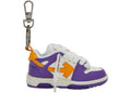 OFF-WHITE OOO Keychain White/Purple/Orange