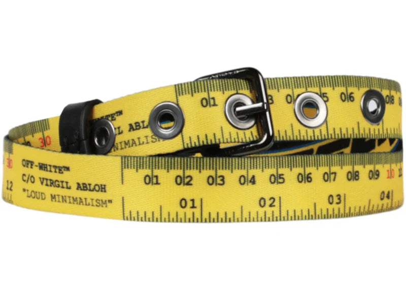 OFF-WHITE Reversible Measuring Tape Belt Multi