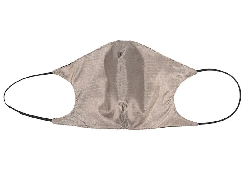 OFF-WHITE Spray Arrows Face Mask Black/Ocher Yellow