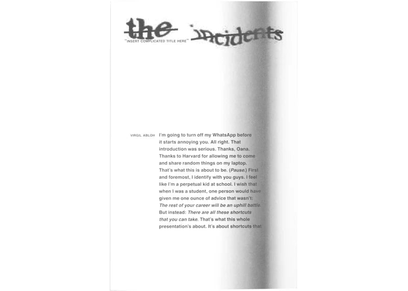 OFF-WHITE Standard Book (SS19) White/Black