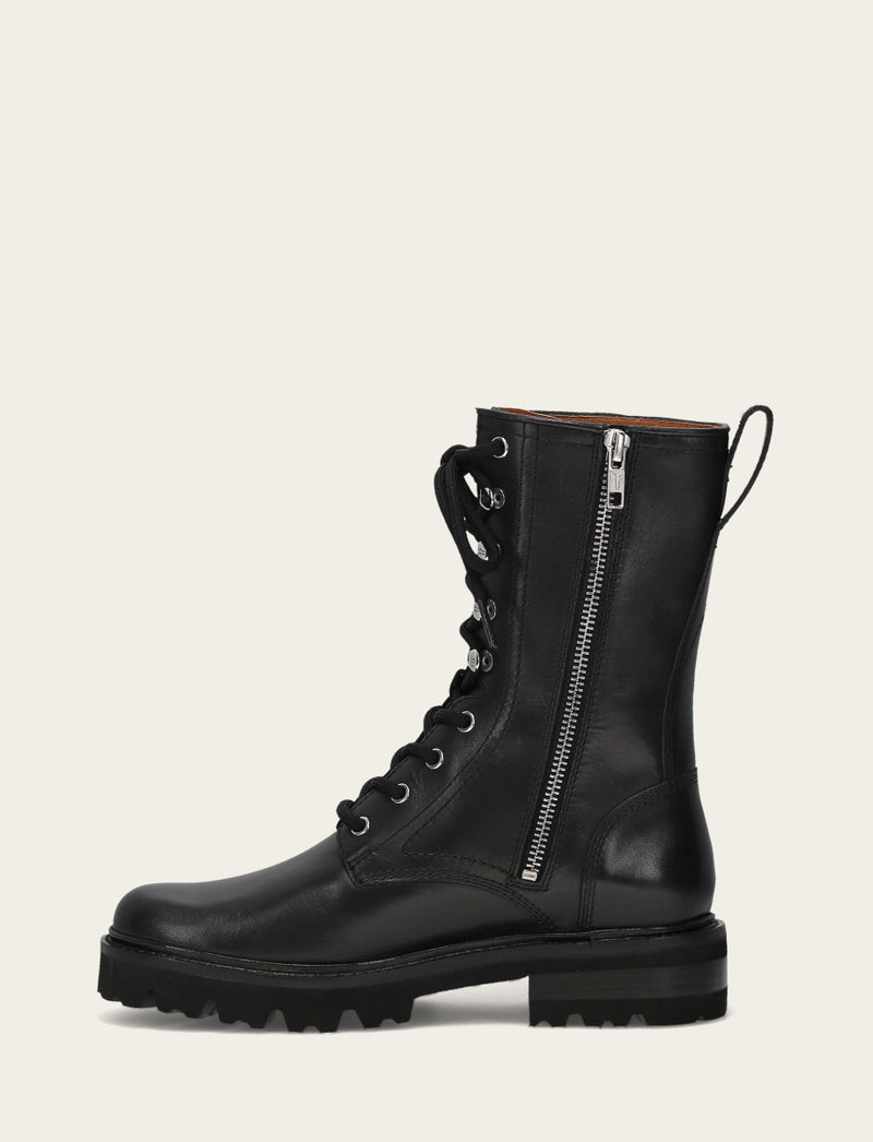 Olivia Combat - Black - Inside