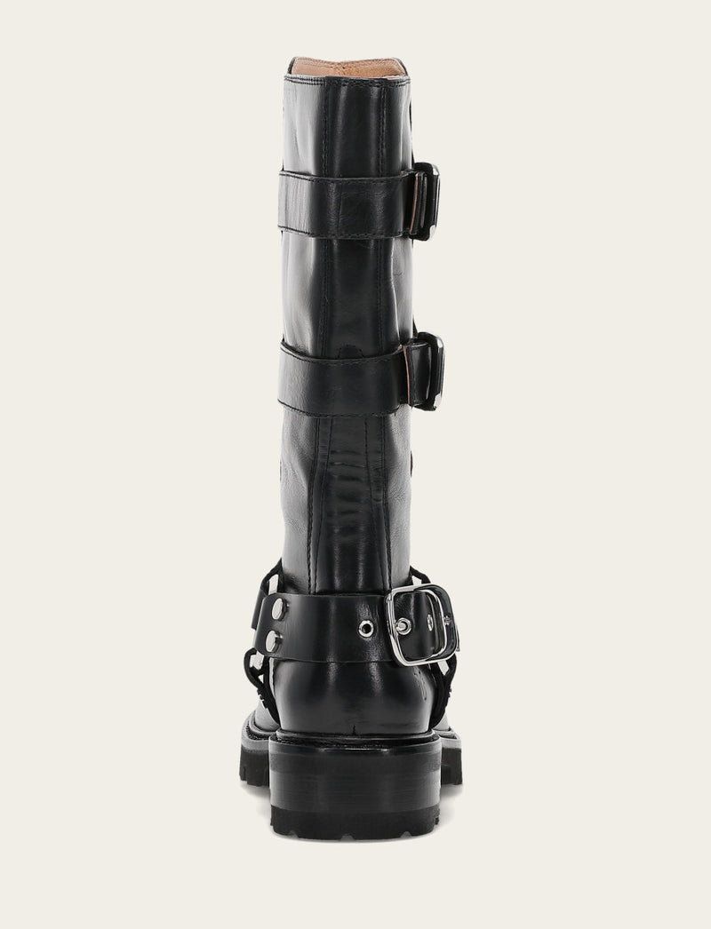 Olivia Moto Mid - Black - Back
