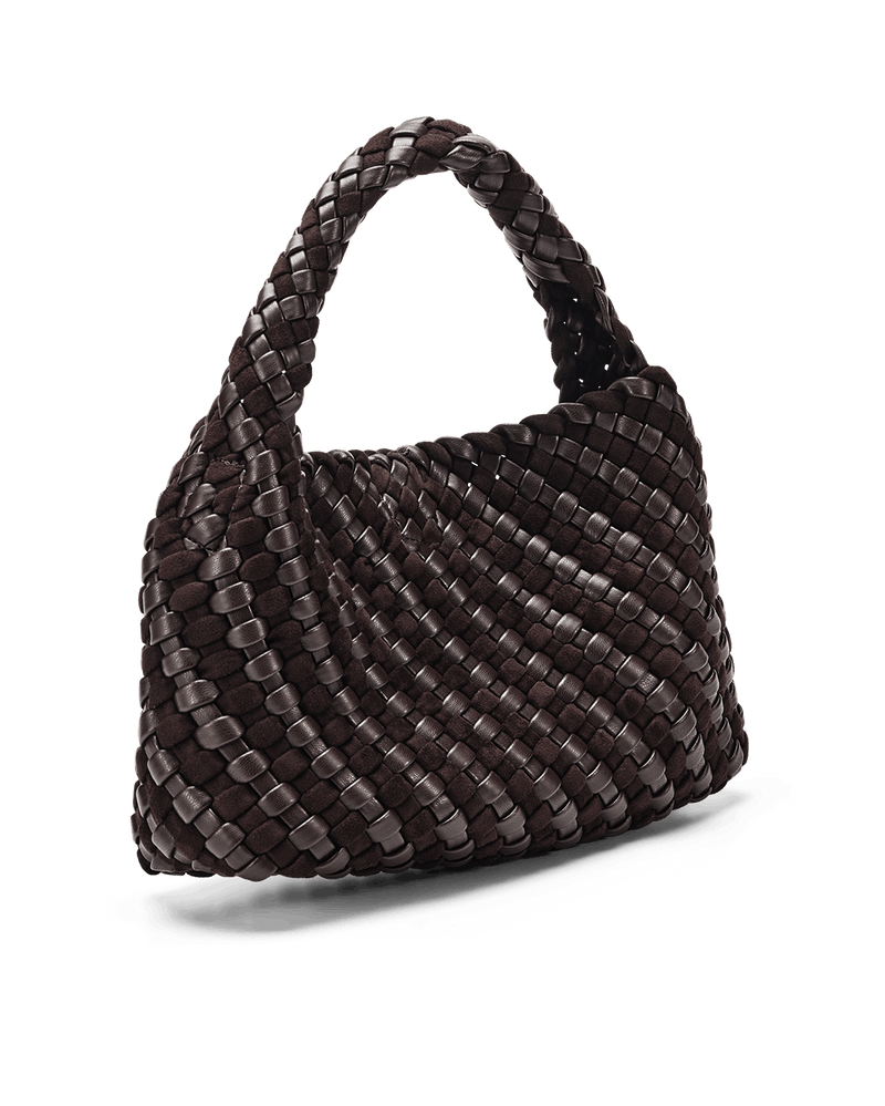 OPAL HANDLE BAG - CHOCOLATE-Handbags-Billini-Billini