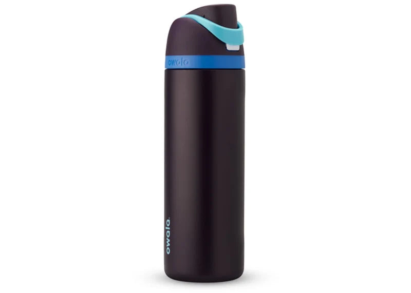 Owala Midnight Surf FreeSip 24oz Water Botle Black