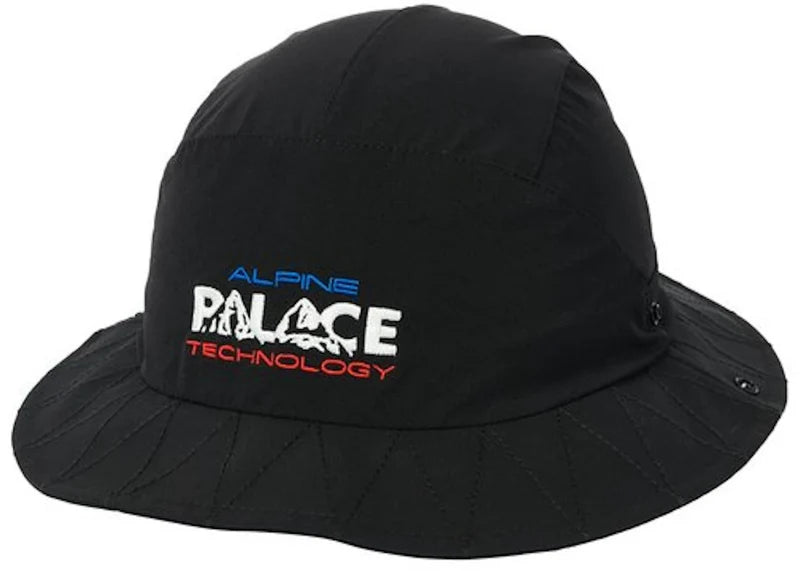 Palace Alpine Tech Bucket Hat Black