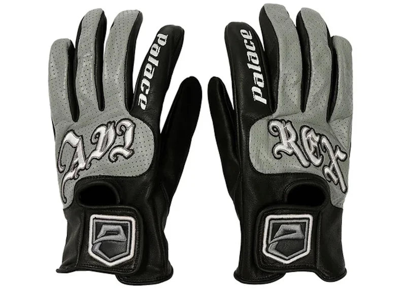 Palace Avirex Leather Gloves Black