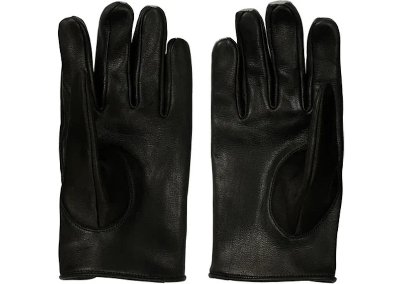 Palace Avirex Leather Gloves Black