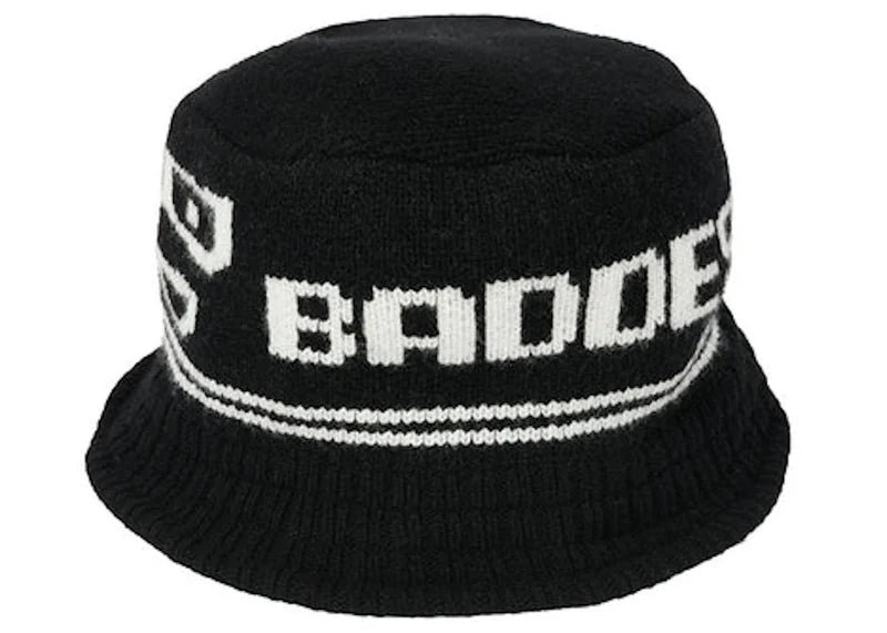 Palace Baddest Knitted Bucket Hat Black
