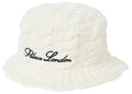 Palace Cable Knit Bucket Hat White