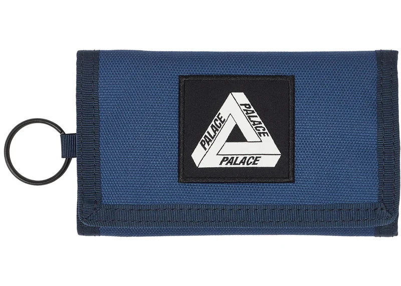 Palace Cordura Duck Canvas Tri-Fold Wallet Blue/Navy