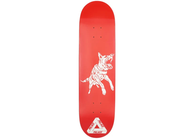 Palace Dog 8.375 Skateboard Deck Red