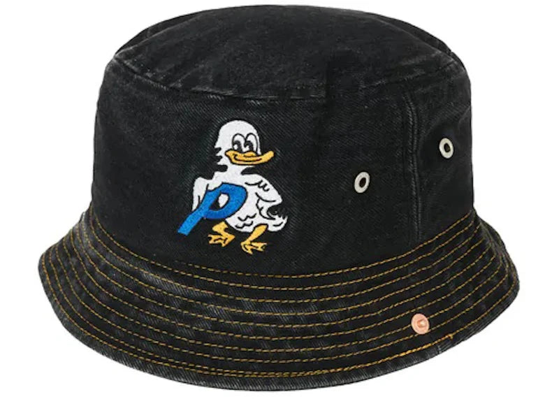 Palace Duck Denim Bucket Hat Black