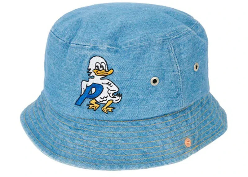 Palace Duck Denim Bucket Hat Stone Wash