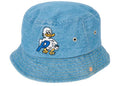 Palace Duck Denim Bucket Hat Stone Wash