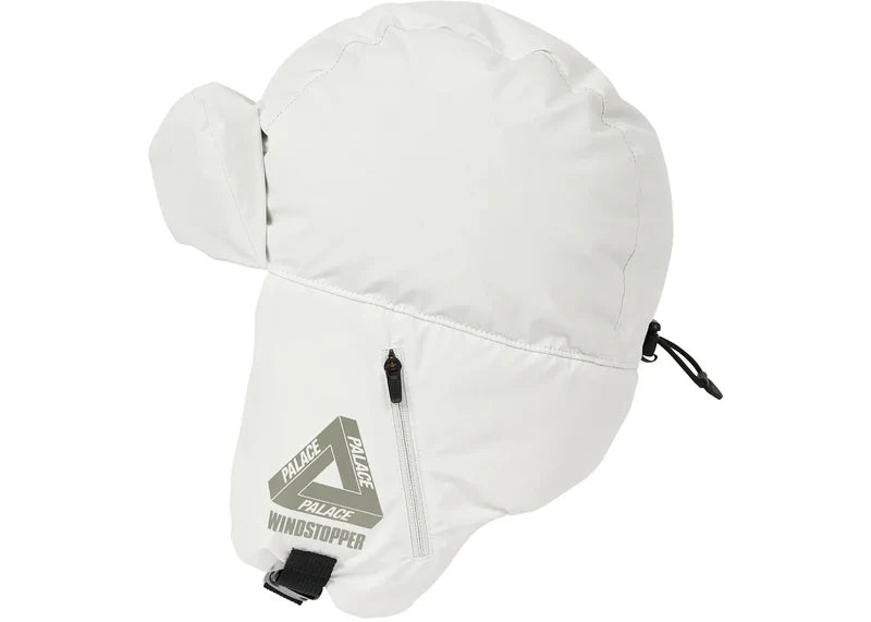 Palace Gore-Tex Windstopper Puffer Trooper Hat Soft White