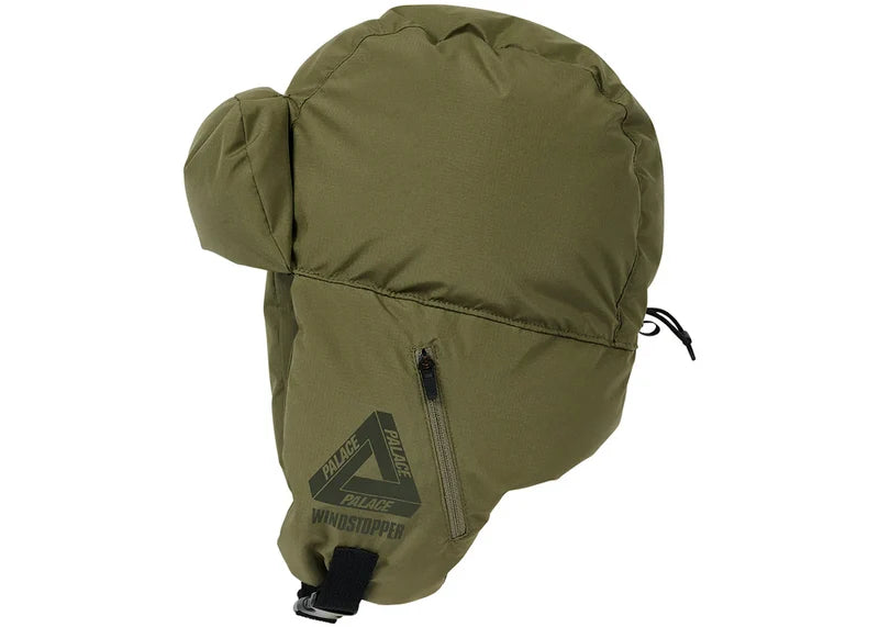 Palace Gore-Tex Windstopper Puffer Trooper Hat The Deep Green