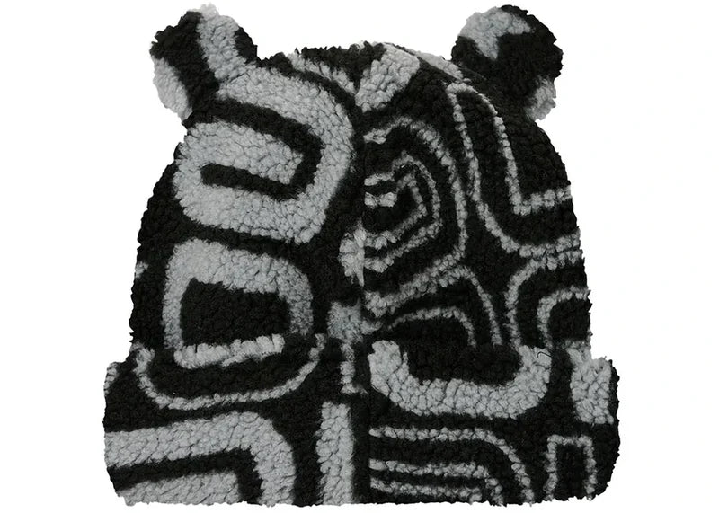 Palace Joyrex Fleece Ears Beanie Black