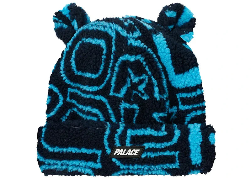 Palace Joyrex Fleece Ears Beanie Navy