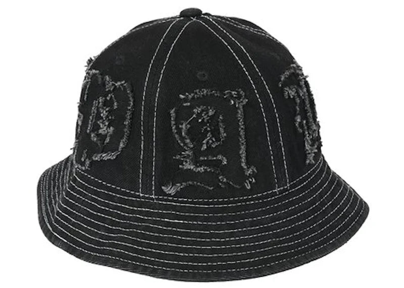 Palace Lique Denim Bucket Hat Black