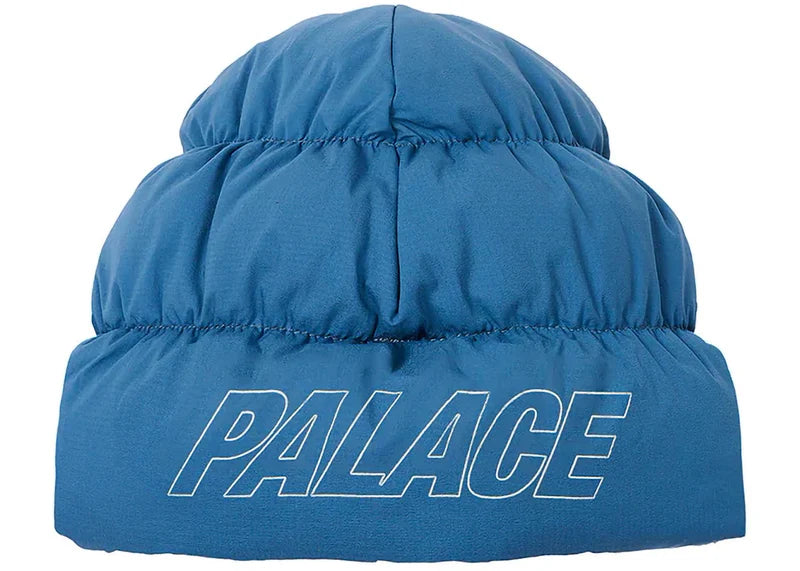 Palace Pertex Puffa Beanie Chill Blue
