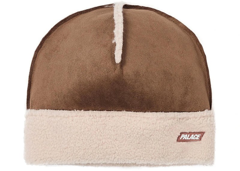 Palace Shearling Beanie Caked Brown
