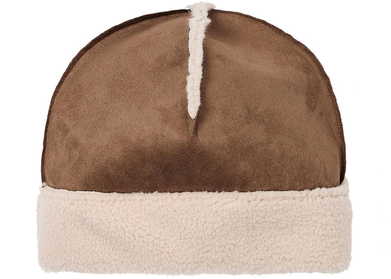 Palace Shearling Beanie Caked Brown