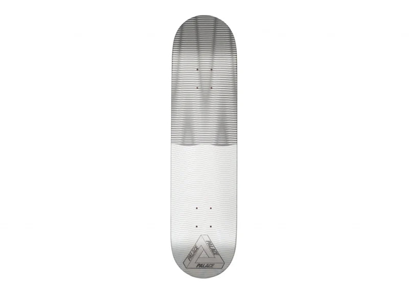 Palace Trippy Stick 7.75 Skateboard Deck White/Silver