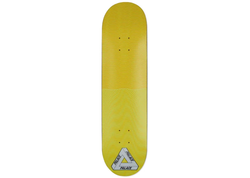 Palace Trippy Stick Two 8.1 Skateboard Deck Yellow